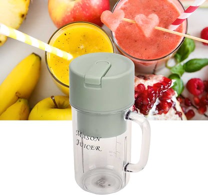 ZipPuree™ 2 In 1 Portable Crusher Juicer With Handle & Straw