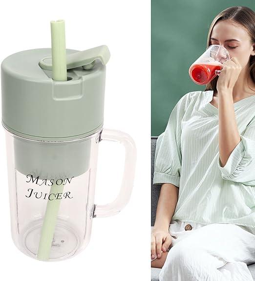 ZipPuree™ 2 In 1 Portable Crusher Juicer With Handle & Straw