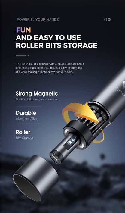 Liulon LL-ET62 62 In 1  Screwdriver Set With 3 Adjustable Gears