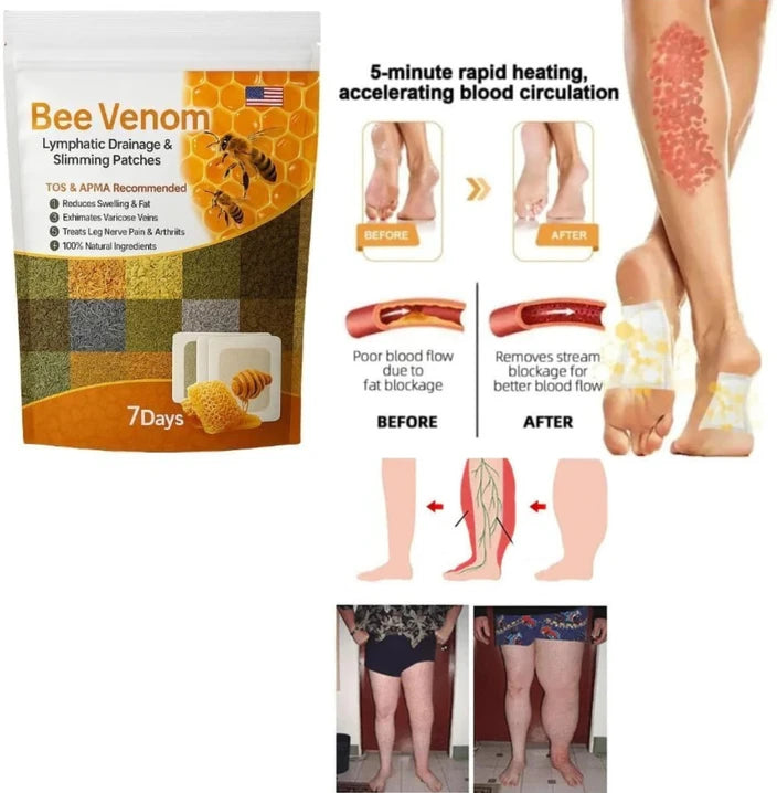 Vee Vesom Lymphatic Daiamage & Sliming Patches (20 Patches)