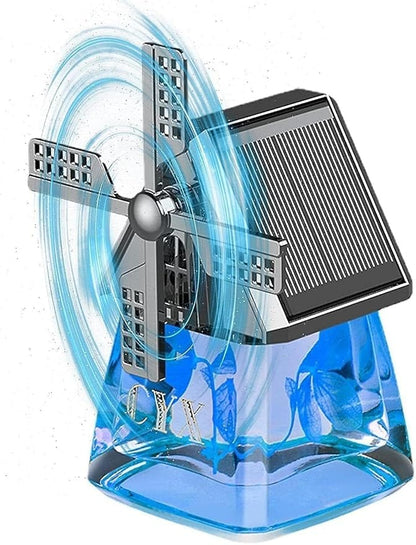 Windmill Design Solar Car Perfume Air Freshener